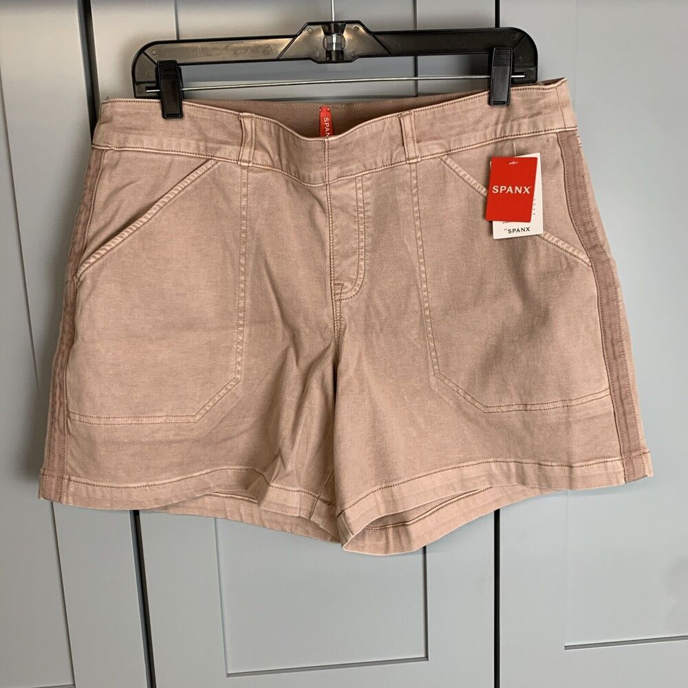 SPANX Women's Stretch Twill Pull On Shorts SIZE XL NWOT - Picture 2 of 6
